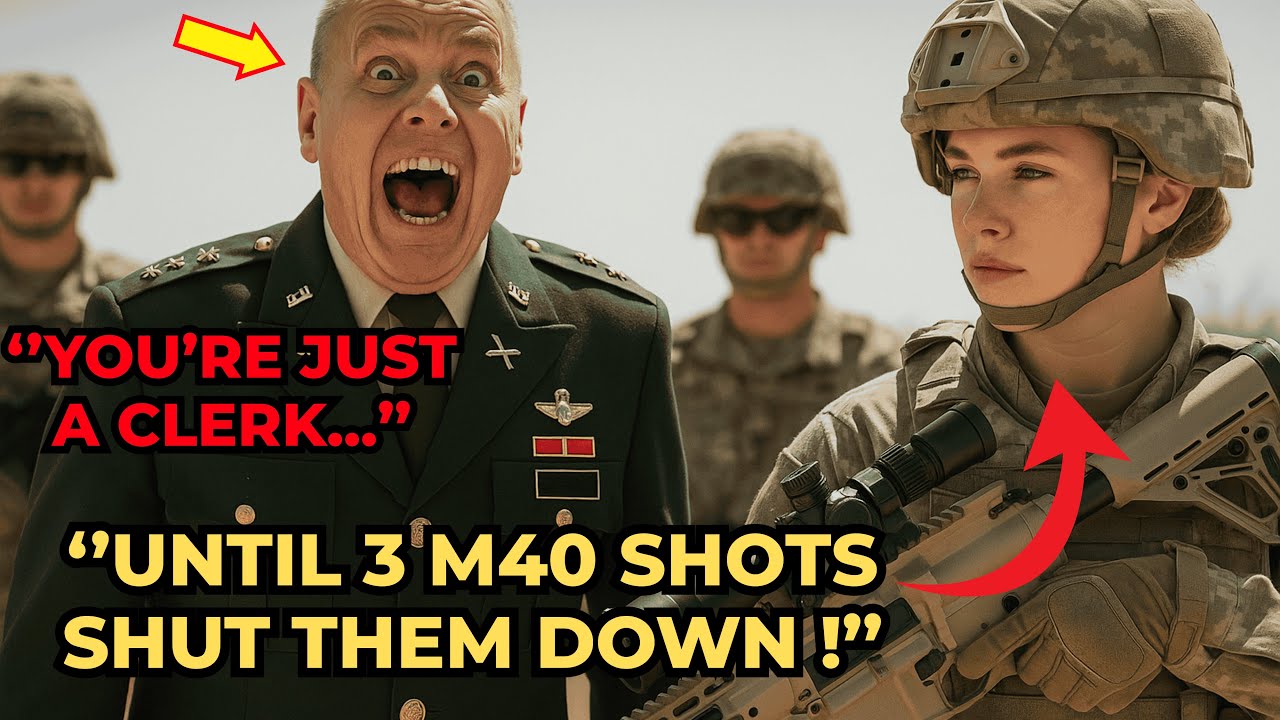 “Who Gave Her the Sniper Rifle?”– A General Froze as She Checked the M40”