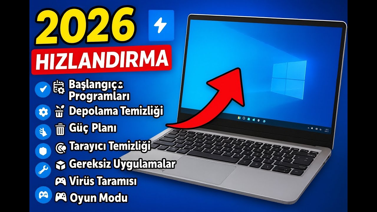 Bilgisayarı Hızlandırmanın En Güvenli Yolları (2026) – Format Yok, Risk Yok