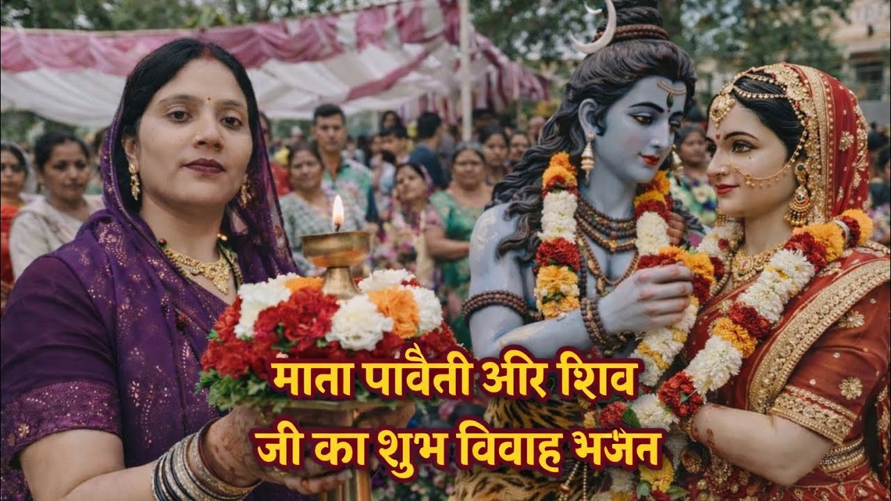 माता पार्वती शिव जी विवाह भजन 🌺भोले बाबा रहे मुस्कुराए बावरिया मेरी गौर से पढ़ें जगत के पालन हार