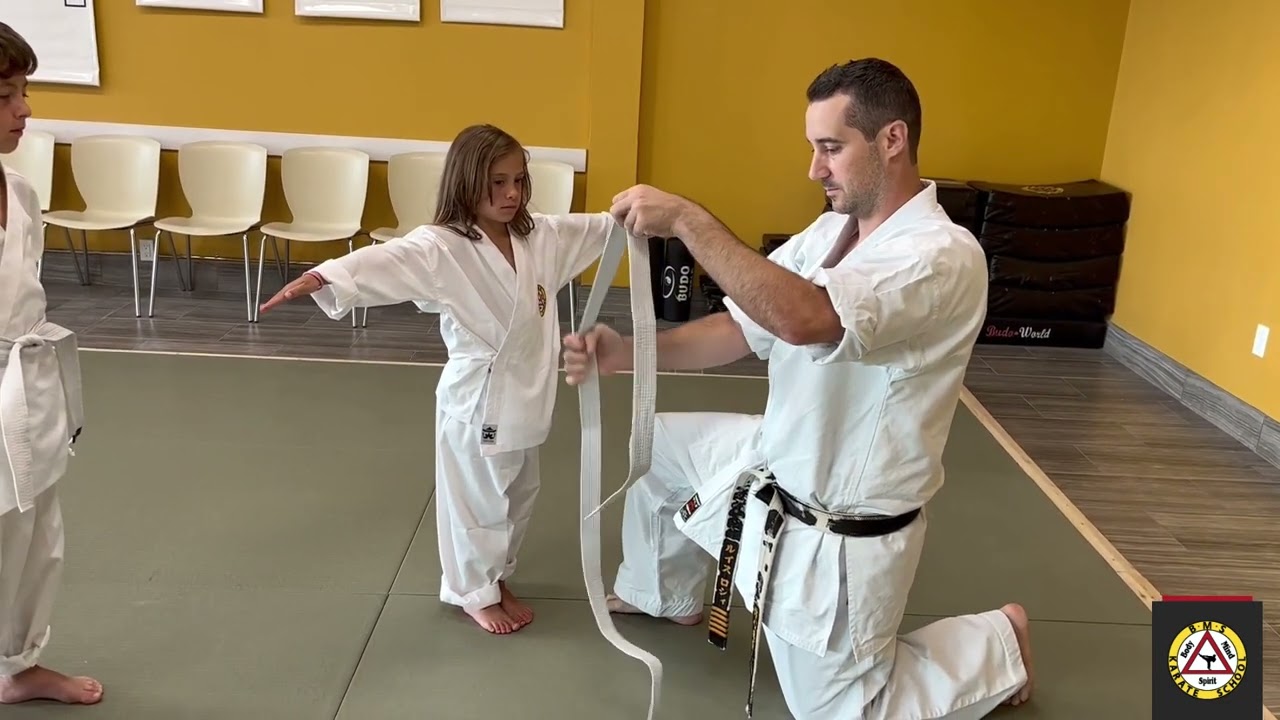 How to tie your Karate Belt - Two Ways