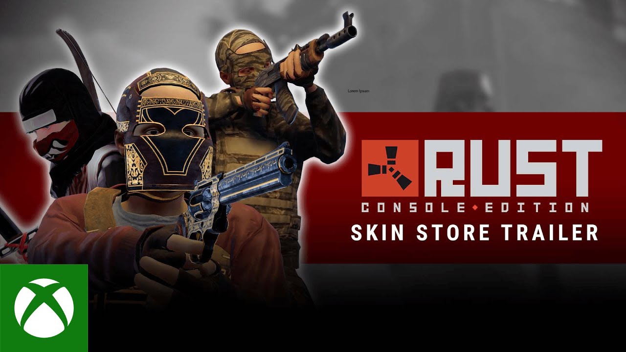 Rust Console Edition Skin Store Release Trailer