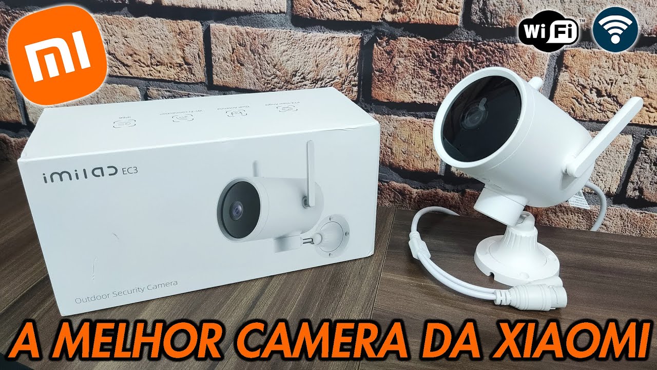 CÂMERA DE SEGURANÇA WIFI XIAOMI IMILAB EC3 - UNBOXING, CONFIGURAÇÃO E INSTALAÇÃO