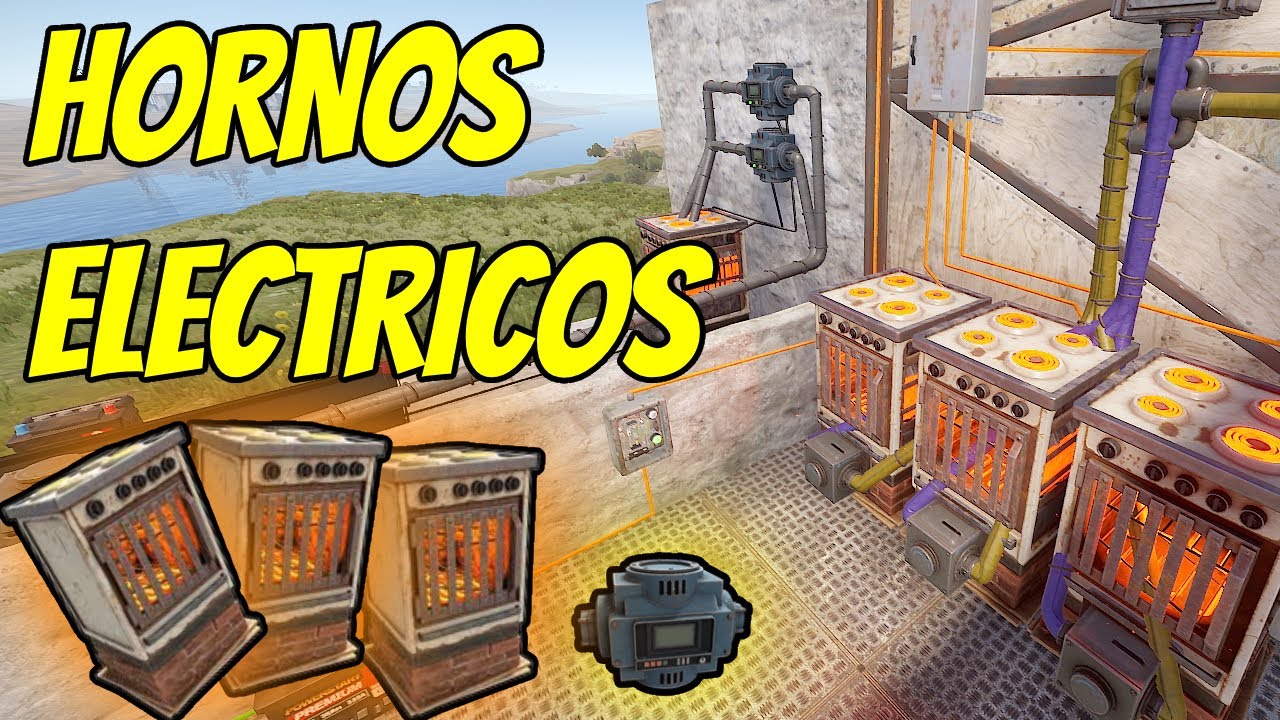 🔥Como usar hornos eléctricos en rust 🤯TUTORIAL facil