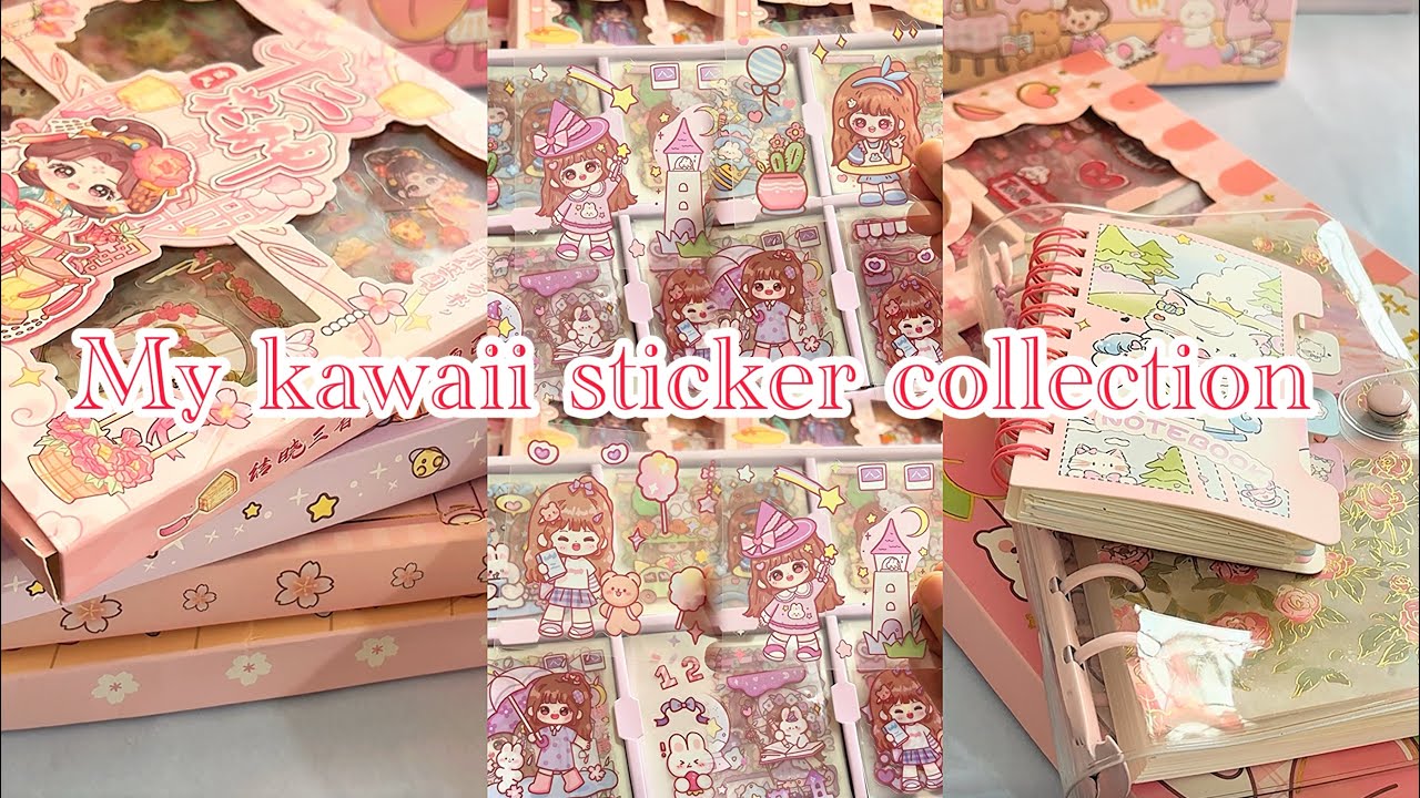 ASMR My  Kawaii Stickers Collection 🩷 Cute Kawaii stickers | CraftyBlueHeaven