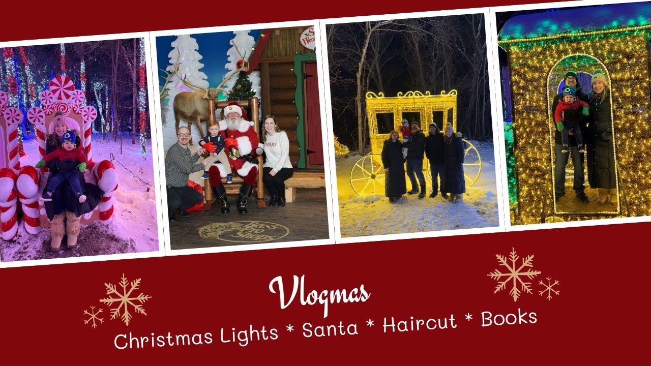 Vlogmas 2025! | Christmas Lights, Santa Visit, and a new Haircut