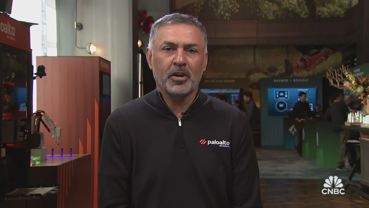 Palo Alto Networks CEO Nikesh Arora on how market's 'mad rush' into AI led to a major acquisition