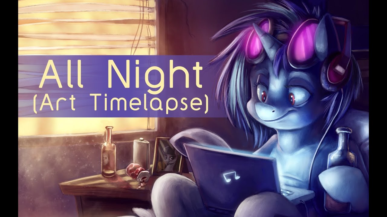 All Night (Painted Collab with SophieCabra)