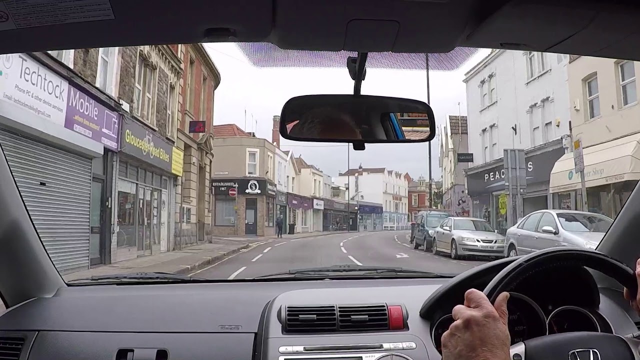 Gloucester Road in Bristol on a quiet Sunday