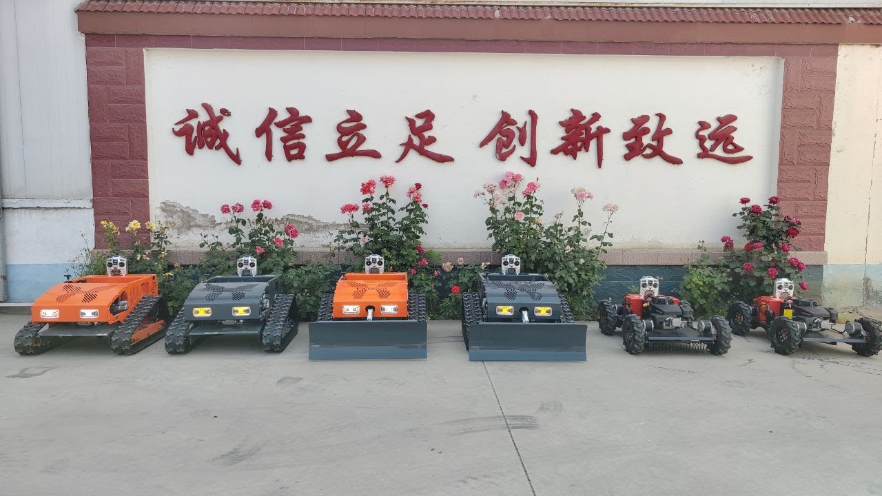 Vigorun remote control lawn mower China manufacture with best factory price for sale