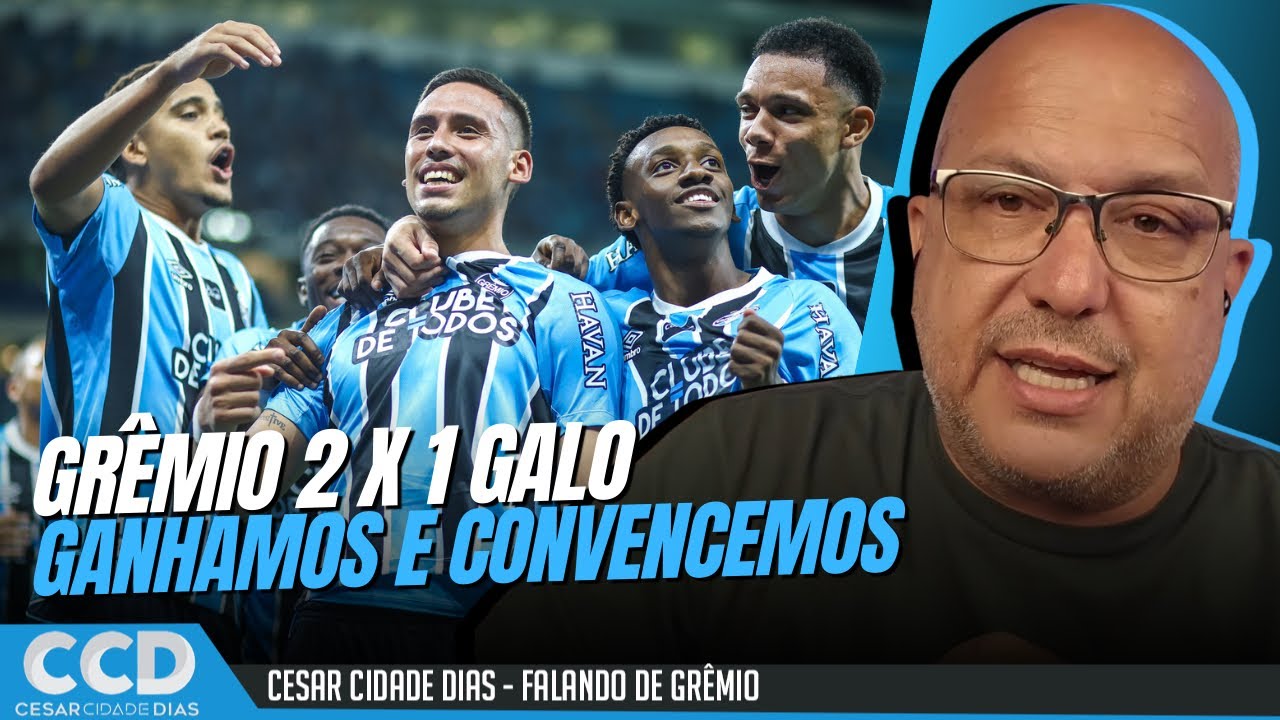 Grêmio 2 x 1 Galo: uma vitória com ótimas notícias na Arena 