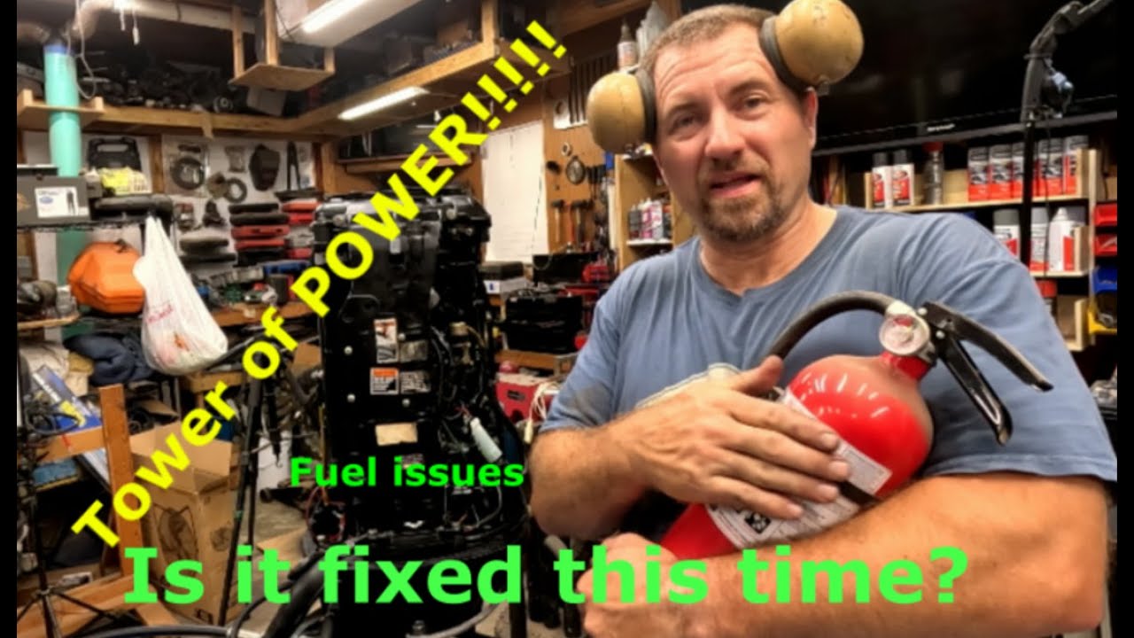 Troubleshooting the Tower of power.   Mercury 2 stroke Found the issue!