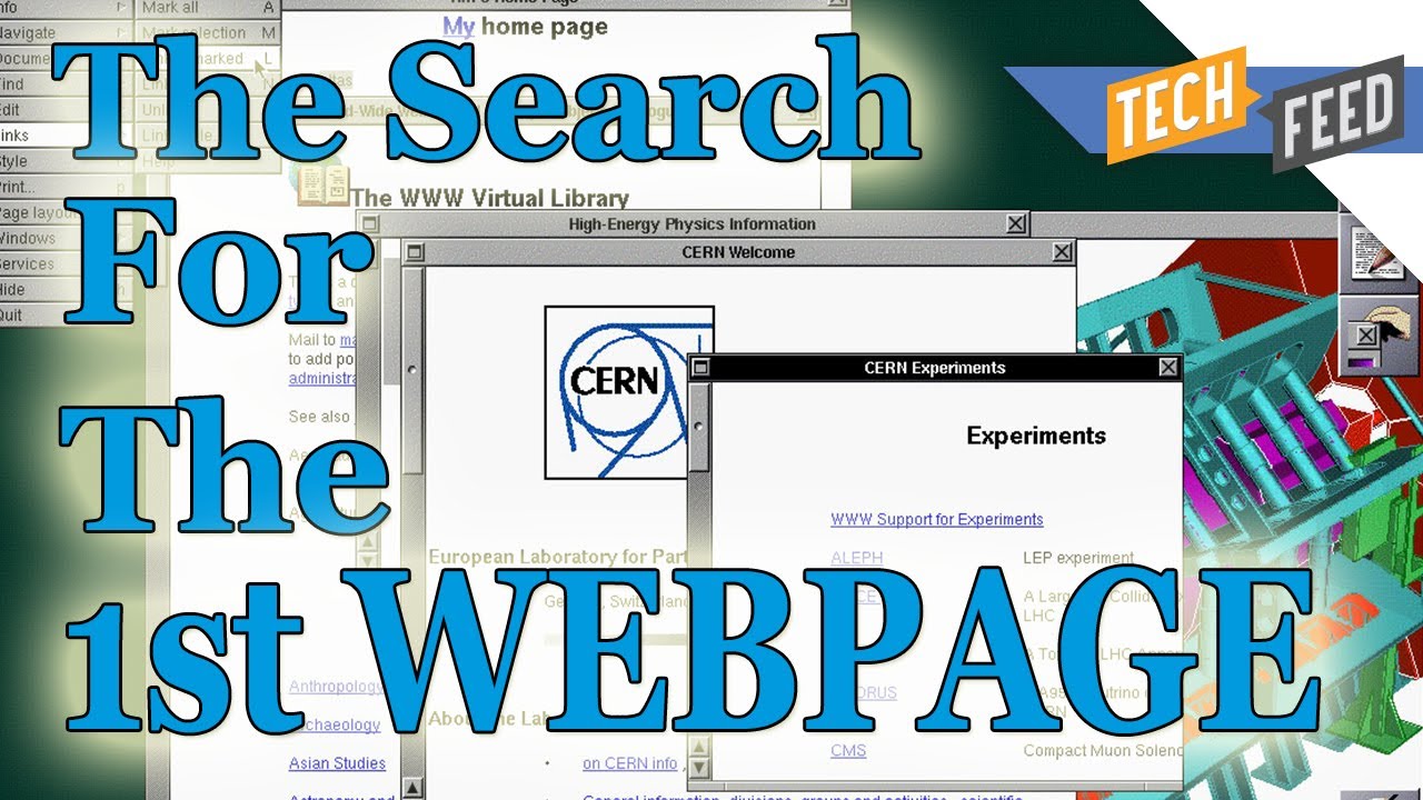 What Does the World's First Web Page Look Like?