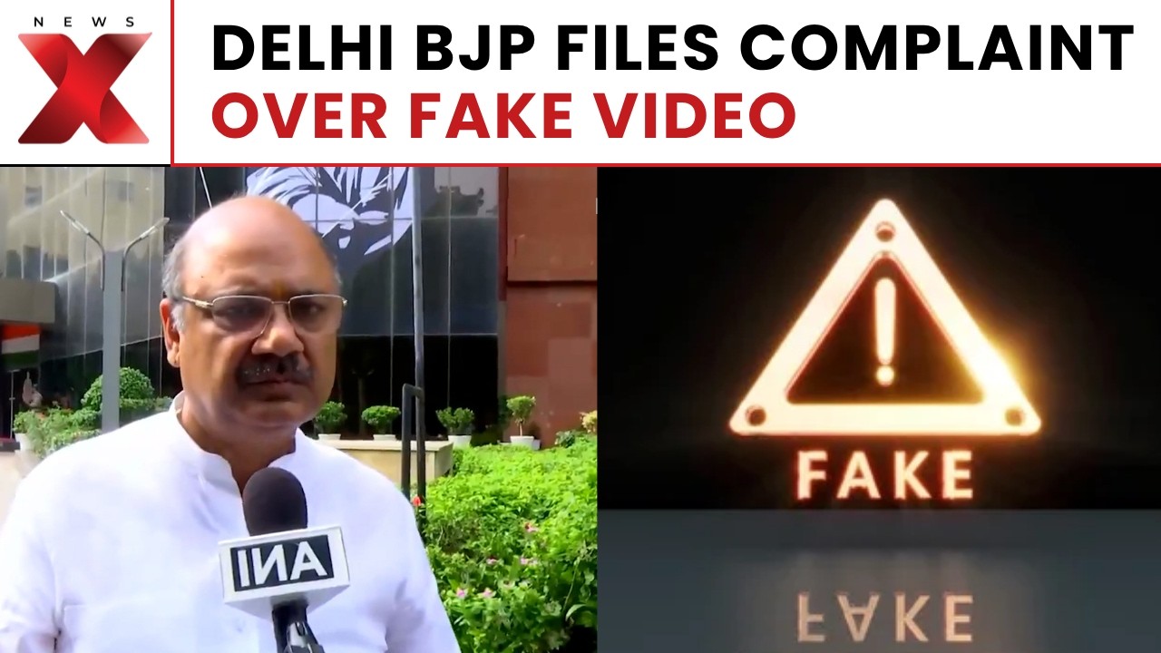Delhi BJP Files Complaint Over Alleged Fake Video Showing Nitin Nabin Insulting Flag | NewsX