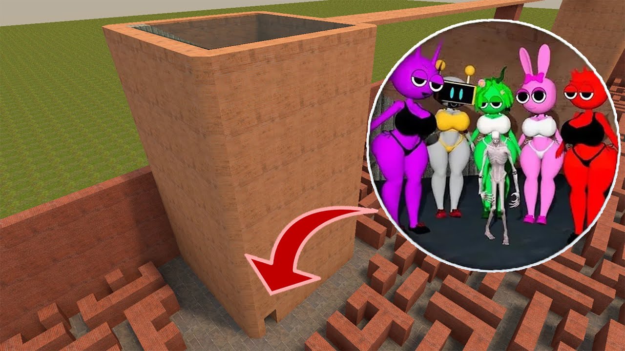 WHAT SCP 096 THEY WANT TO DO WITH MISS PINKI SPRUNKI In Garry's Mod!??