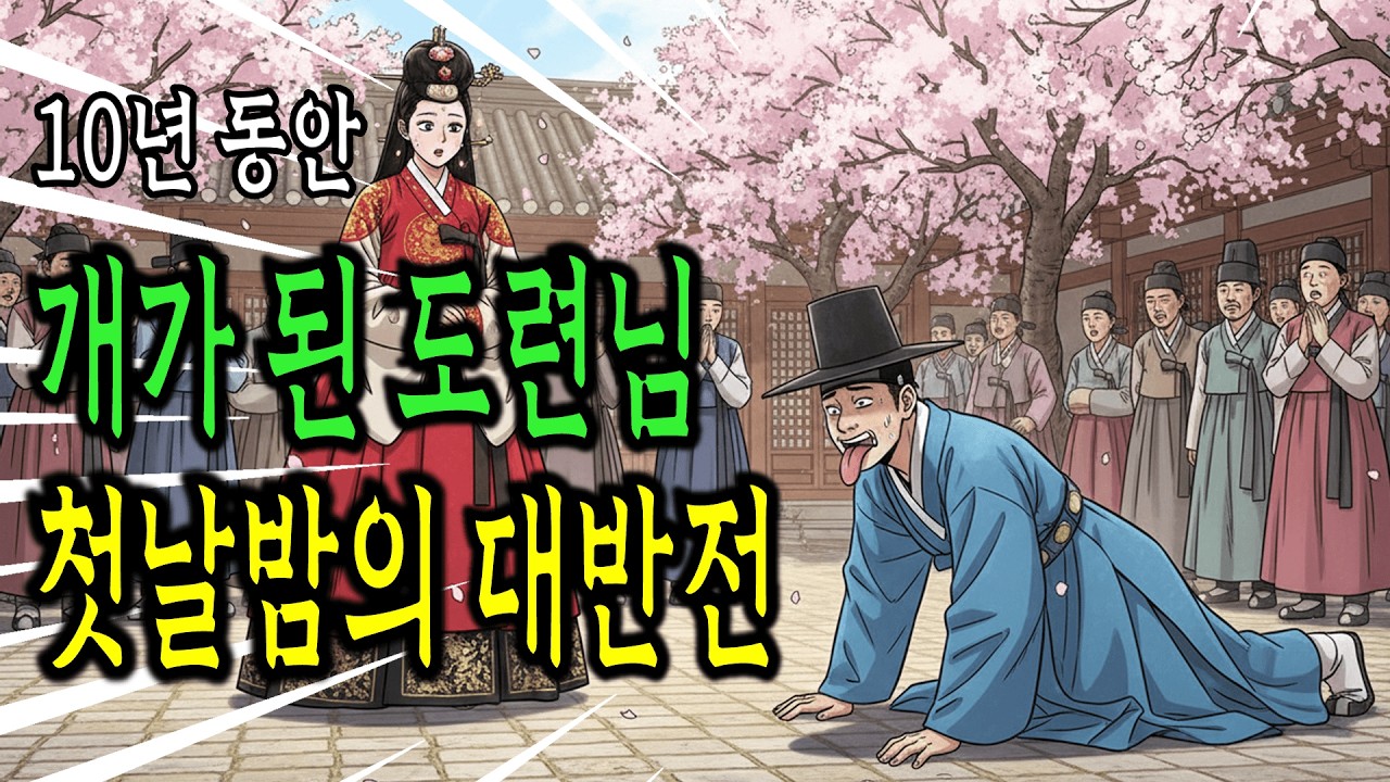 혼례날, 신랑이 네 발로 기어다녔다... 그런데 밤이 되자