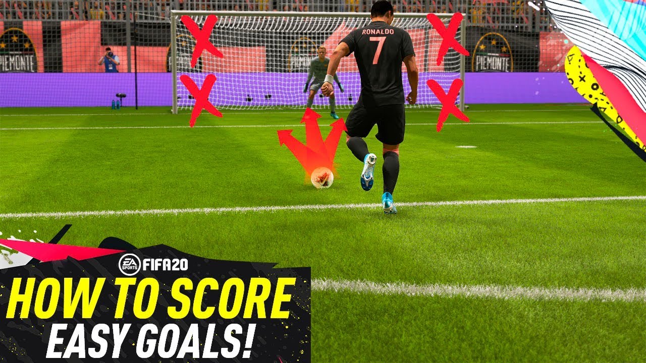 HOW TO SCORE SUPER EASY GOALS in FIFA 20 ULTIMATE TEAM! FIFA 20 BEST SHOOTING TECHNIQUE TUTORIAL