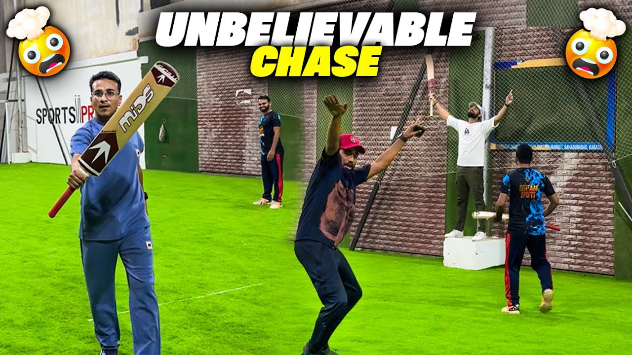 The Highest Run Chase Ever in Indoor Cricket !! 🤯