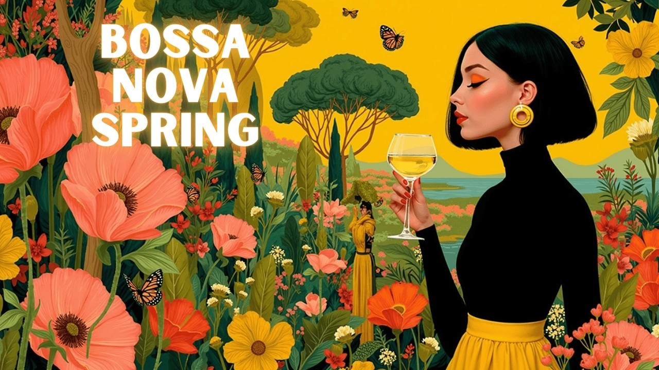 Весенние вибрации босса-новы🌸 Расслабляющий джаз для счастливых дней