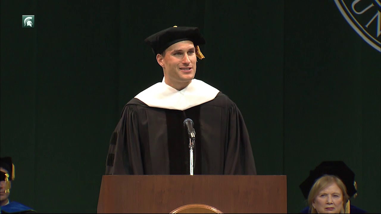 Kirk Cousins Commencement Address | Michigan State University