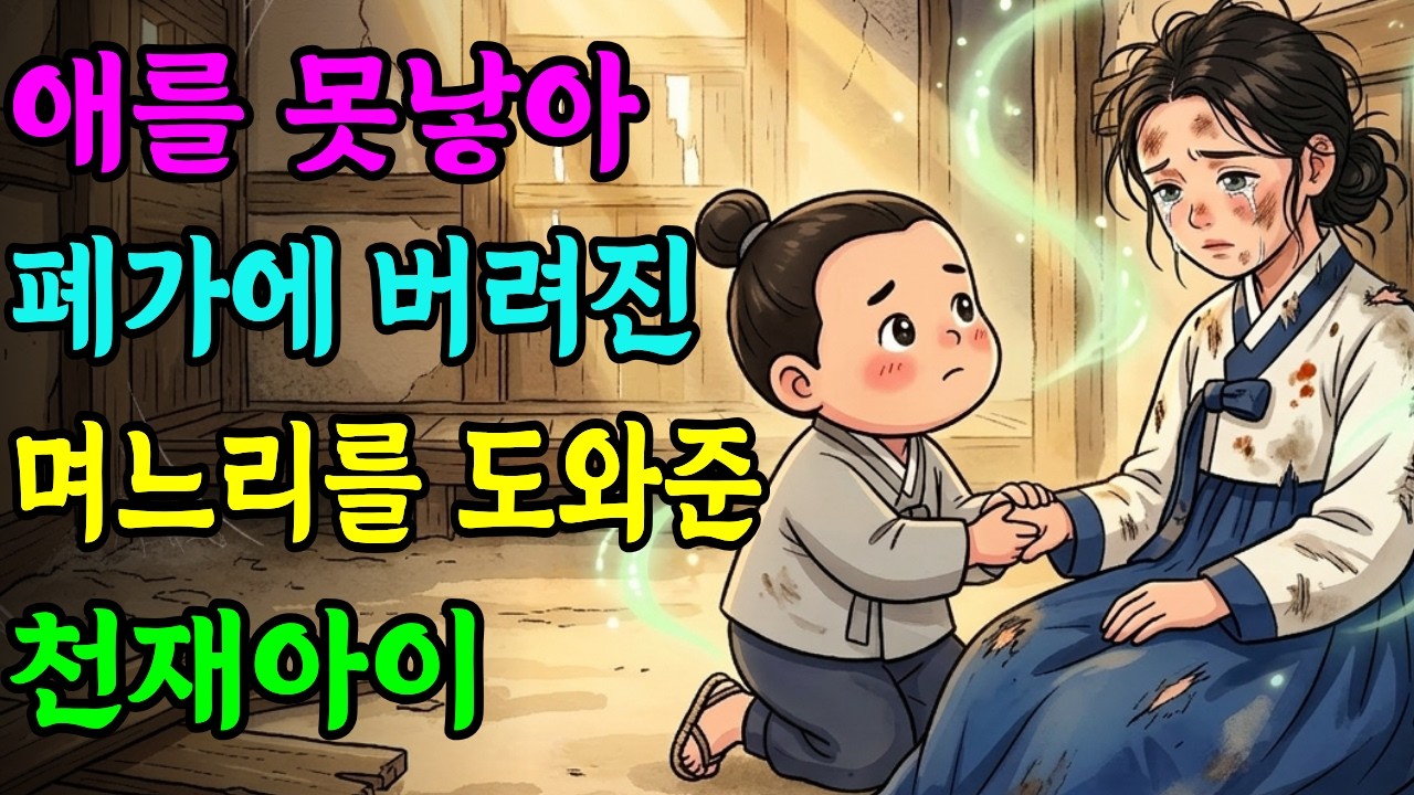 애를 못낳아 산속 폐가에 버려진 며느리를 도와준 천재아이  | 야담 | 옛날이야기 | 민담 | 오디오북 |수면동화 | 시니어 | 조선야담