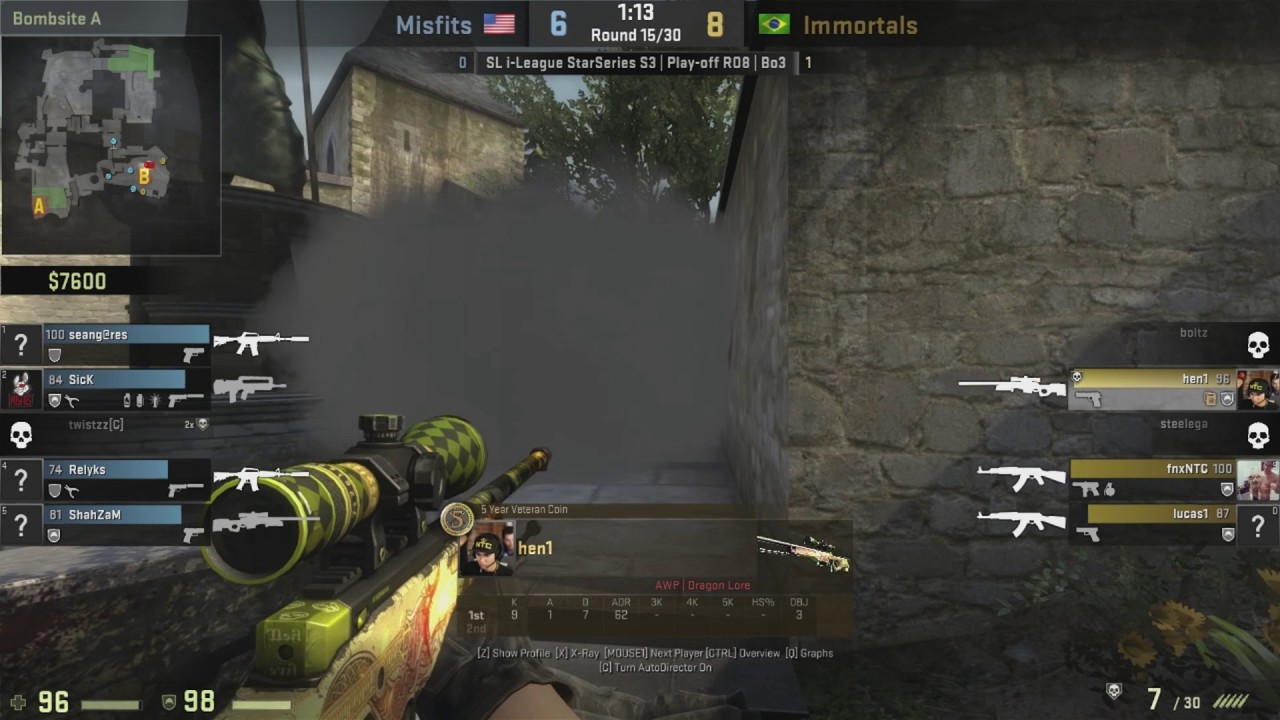 IMT hen1 4K Awp Clutch vs Misfits Cobble [ Starladder ]