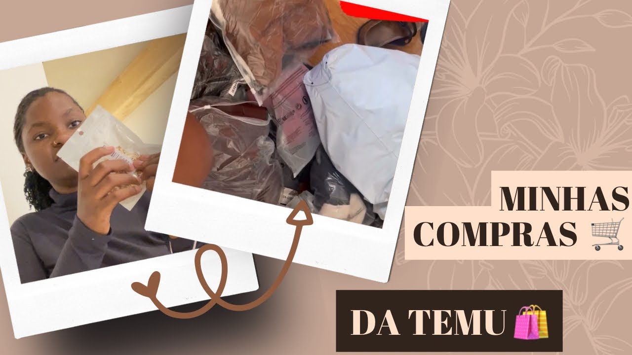 Mostrando”Minhas compras da Temu”.🛍️🛒🤍 #portugal #comprasonline 