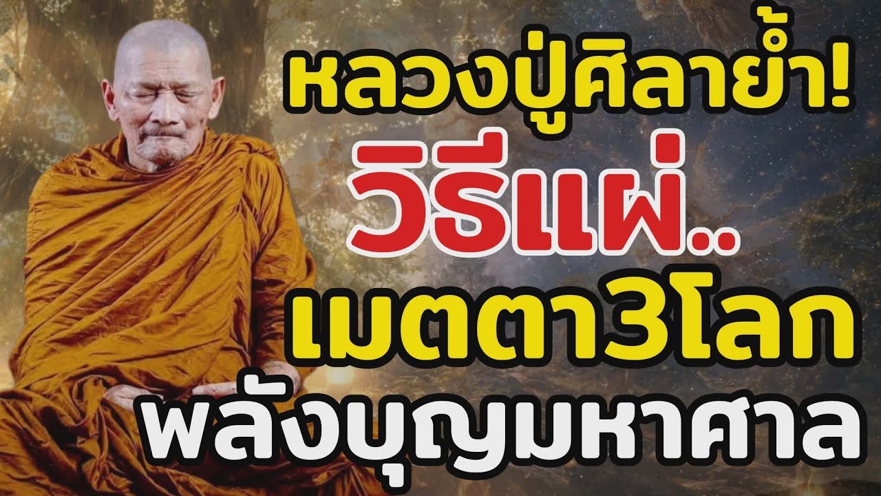 เผยเคล็ดลับพลังจิต! วิธีแผ่เมตตาให้ถึง 3 โลก หลวงปู่ศิลาชี้ทางรอดจากวิกฤต