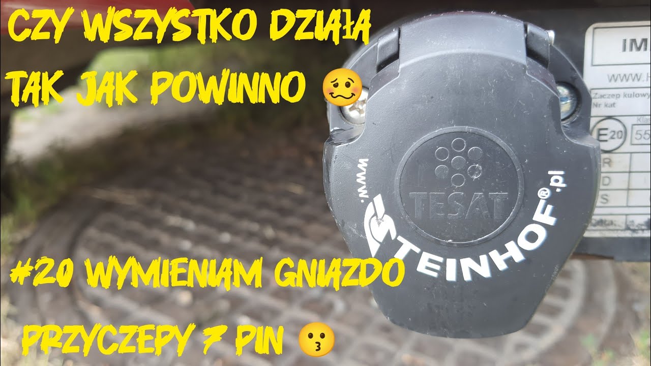 #20 Wymieniam gniazdo przyczepy 7 pin😗