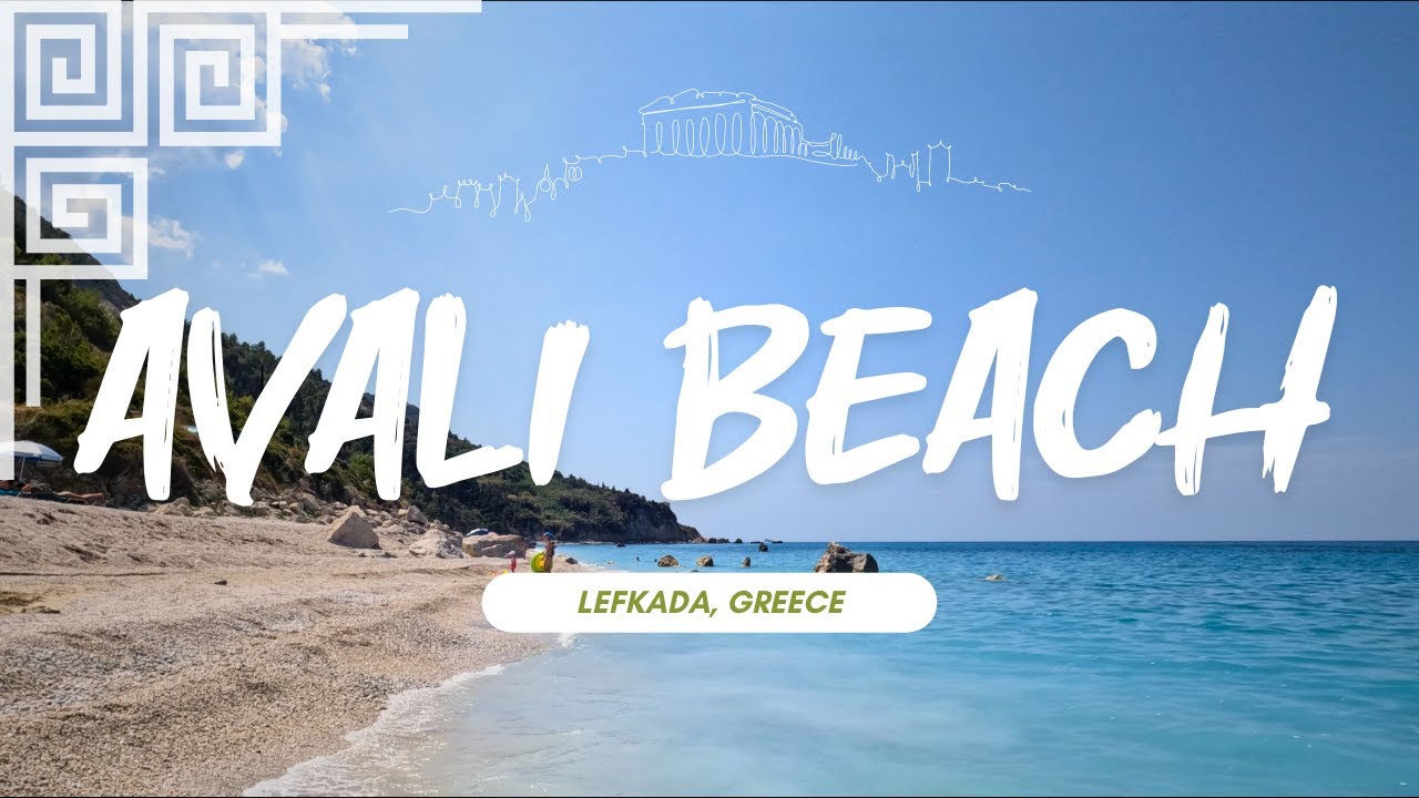 AVALI (ΑΒΑΛΙ) BEACH, LEFKADA, GREECE 🇬🇷 2024 | Driving & Walking Tour | 4K