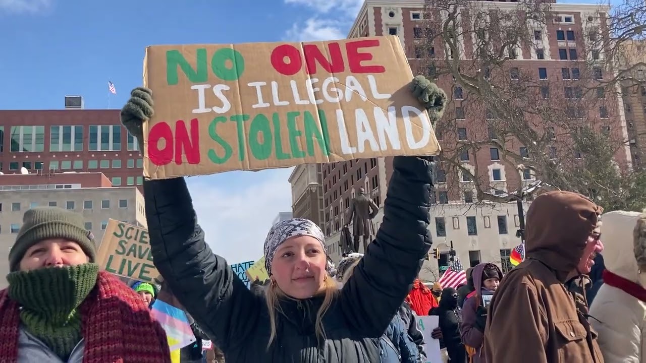 More than 700 protest Donald Trump, his second administration on Presidents’ Day