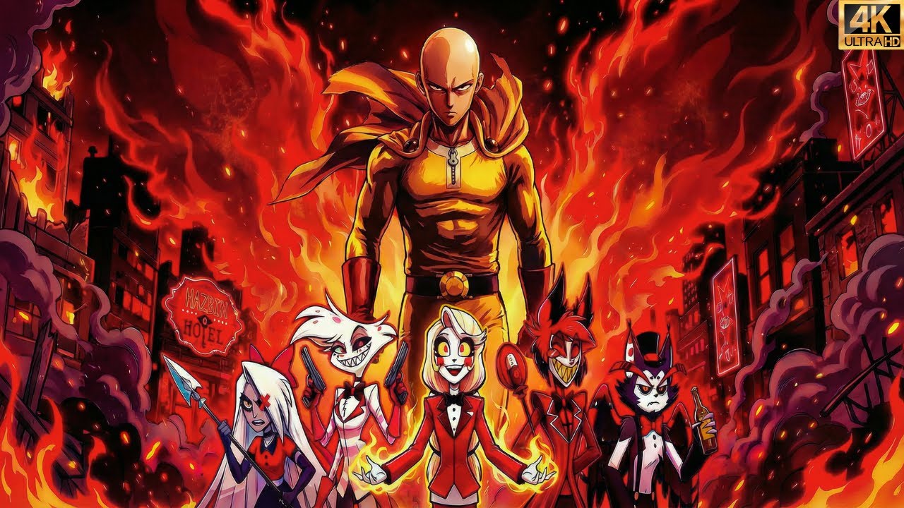 What If Saitama Invaded In The Hazbin Hotel?