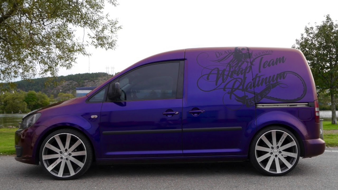 Fullwrap Volkswagen Caddy, Avery Dennisons ColorFlow Gloss, Roaring Thunder
