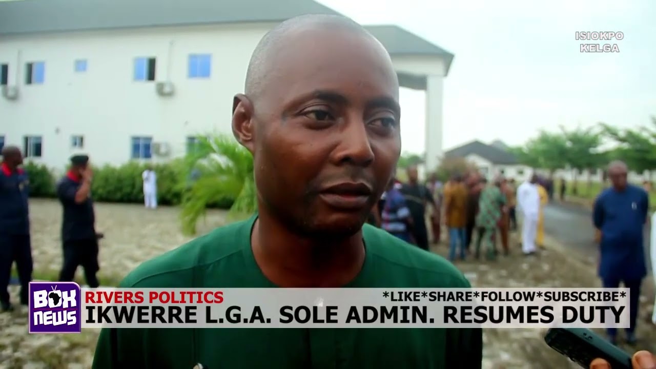 IKWERRE LGA SOLE ADMINISTRATOR RESUMES DUTY.