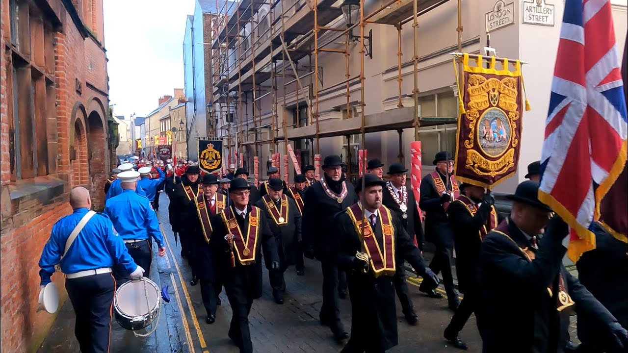 Apprentice Boys of Derry, Lundy's Day Part Four - The Main Parade is Underway  7th December 2024