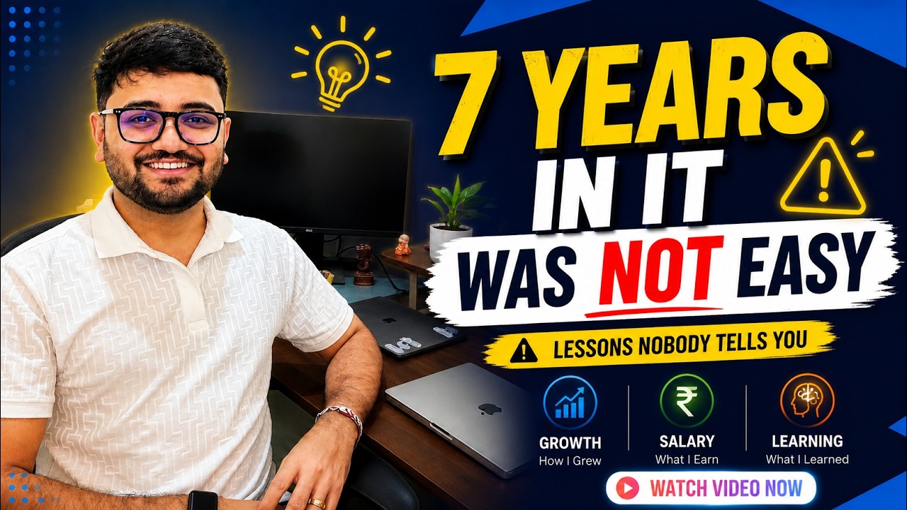 WHAT 7 YEARS TAUGHT ME | Growth, Salary & Learning