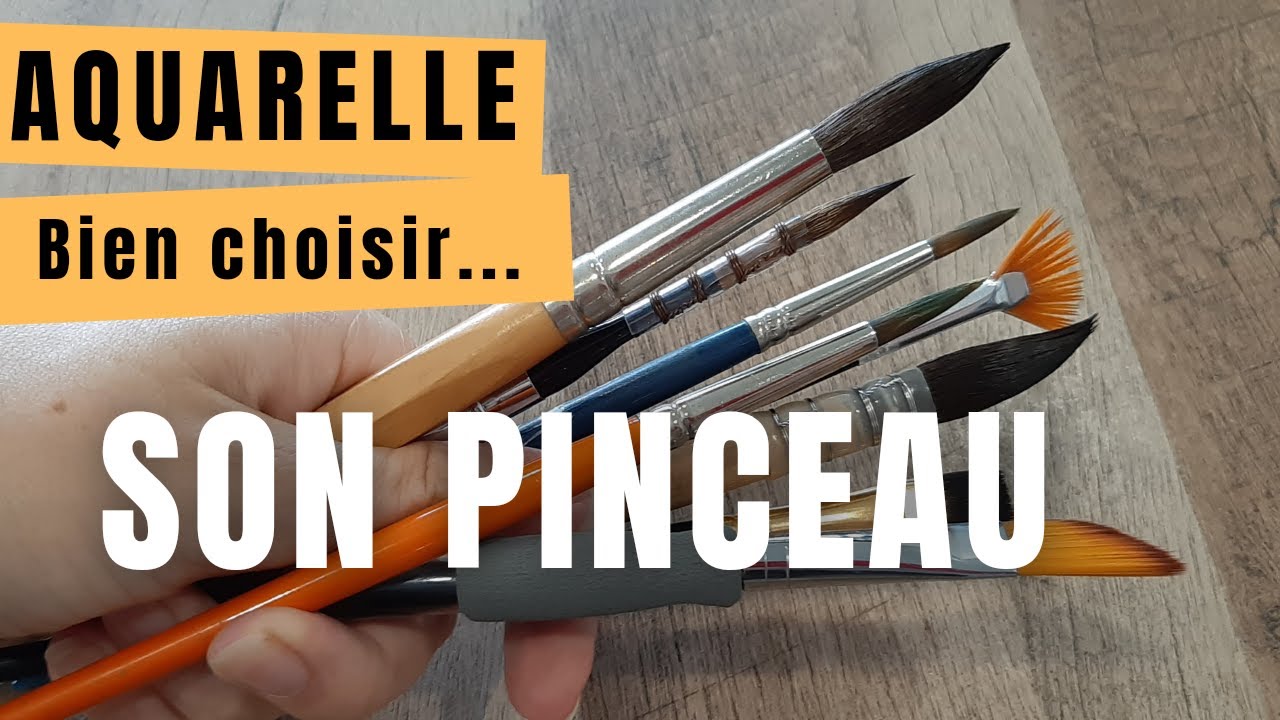 Bien choisir son pinceau aquarelle. Conseils et astuces.(ENG SUB)
