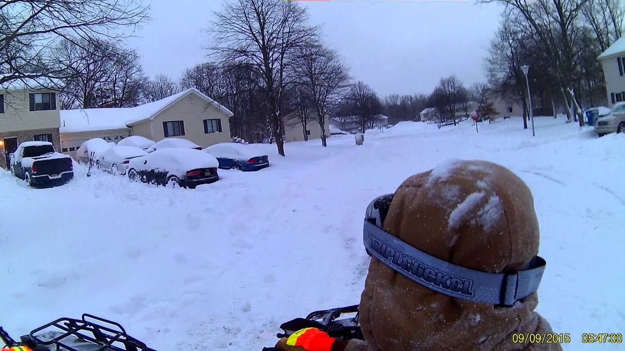 2016 NJ snow storm, State of emergency ATV ride