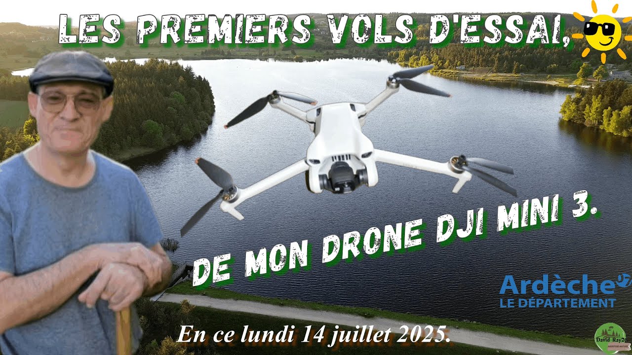 Les premiers vols d'essai de mon drone DJI mini 3.