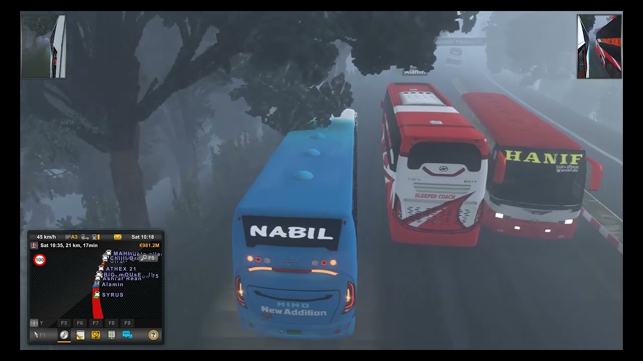 Probd Convoy | ETS2 | Bd bus mod | 4k 60fps | QHD |