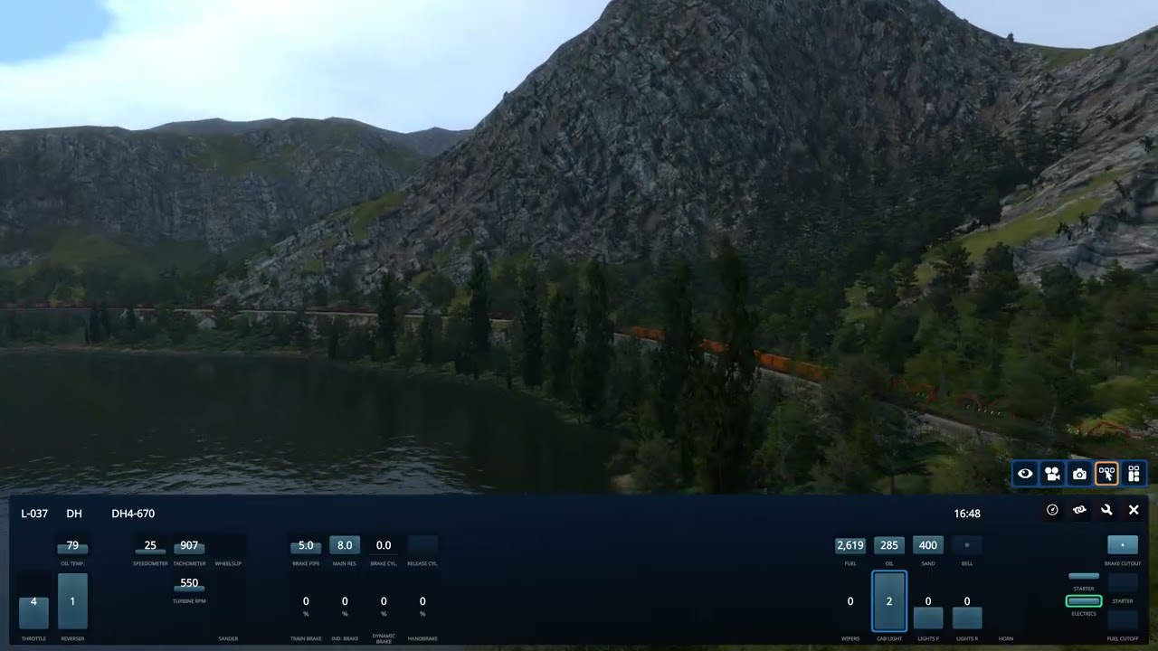 Derail Valley - Longest Train - 1774 mtrs - 4434 Tons?