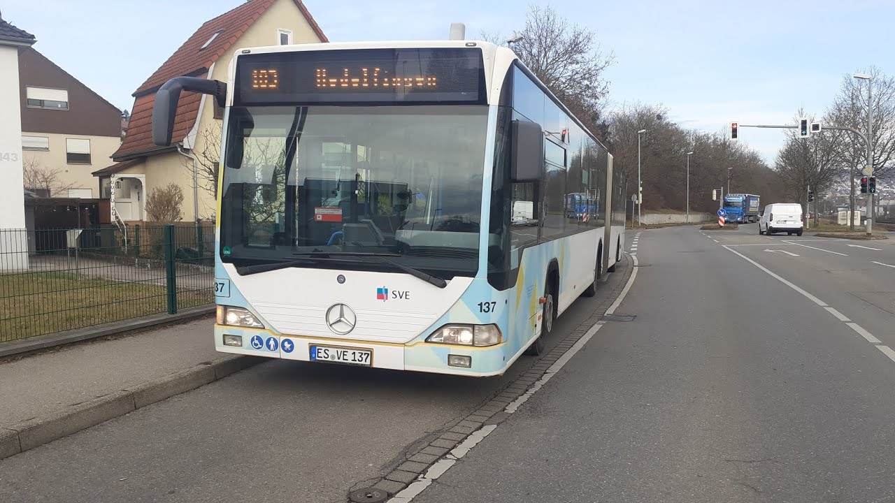 Mitfahrt SVE Esslingen Mercedes-Benz Citaro O530 C1G Wagennummer 137 Linie 138