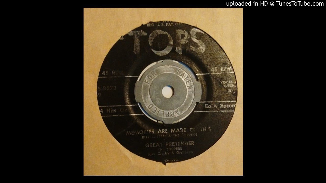 Tops Records 45 RPM EP Teenage Prayer, Band Of Gold,  Memories Are Made Of This, The Great Pretender