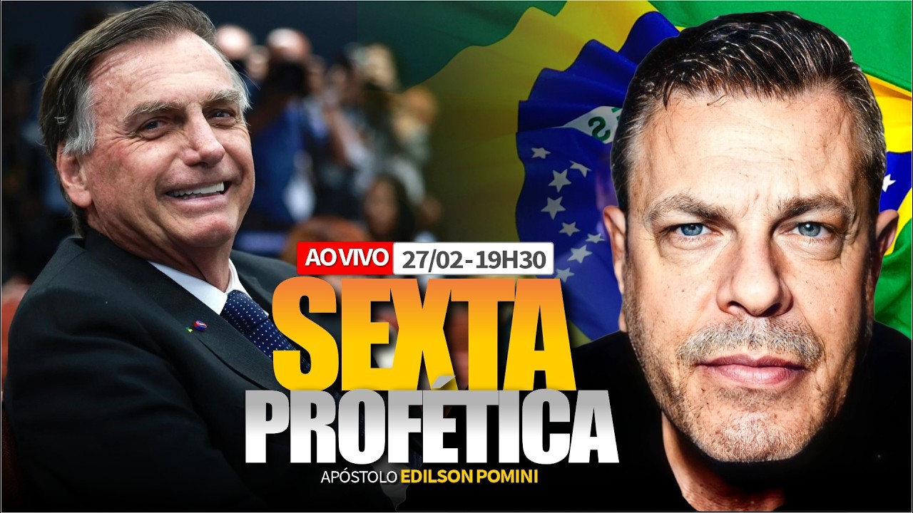 🟢🟡 SEXTA PROFÉTICA | APÓSTOLO EDILSON POMINI 26/02/2026