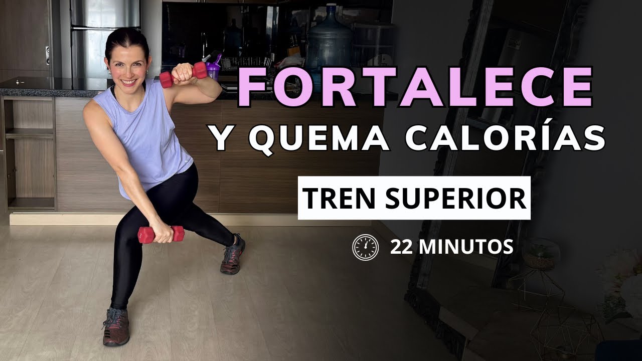 FORTALECE TU TREN SUPERIOR Y QUEMA CALORÍAS CON CARDIO🔥| 22 Minutos