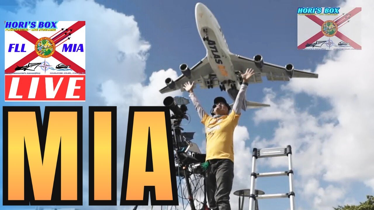 🔴 LIVE | MIA Plane Spotting at Miami International Airport |February /23/2025 |