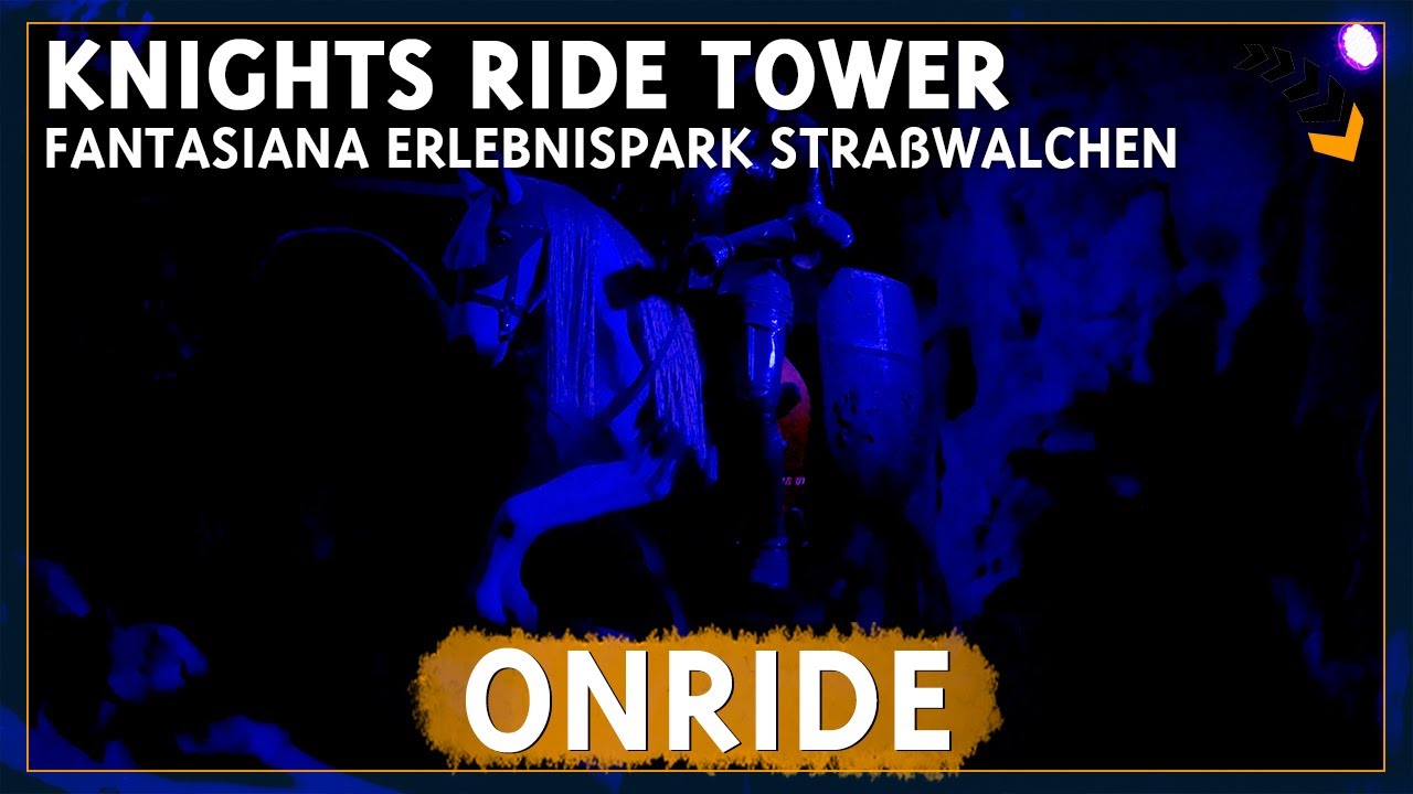 KnightsRide Tower - Erlebnispark Stra&szlig;walchen | abc rides | Freefall | POV
