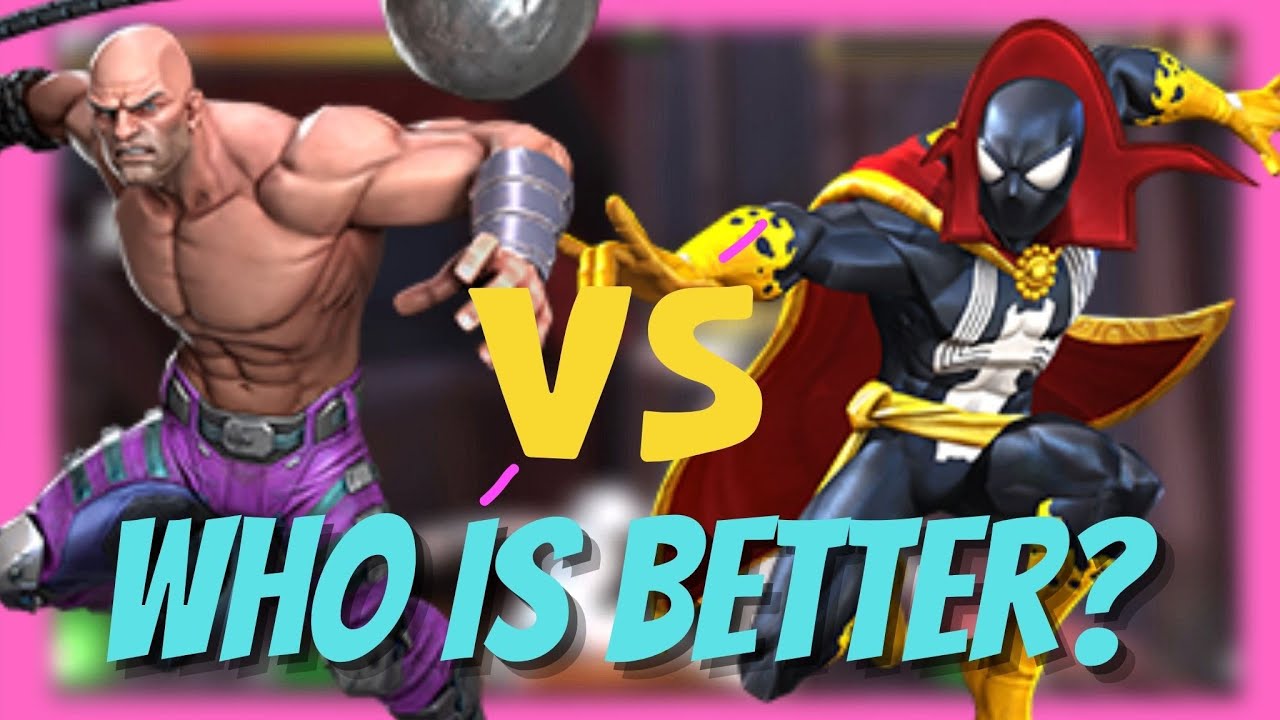 Rank 3 Spider-Man supreme Vs Absorbing man (Both Unawakened) | Damage comparison | #mcoc #kabam