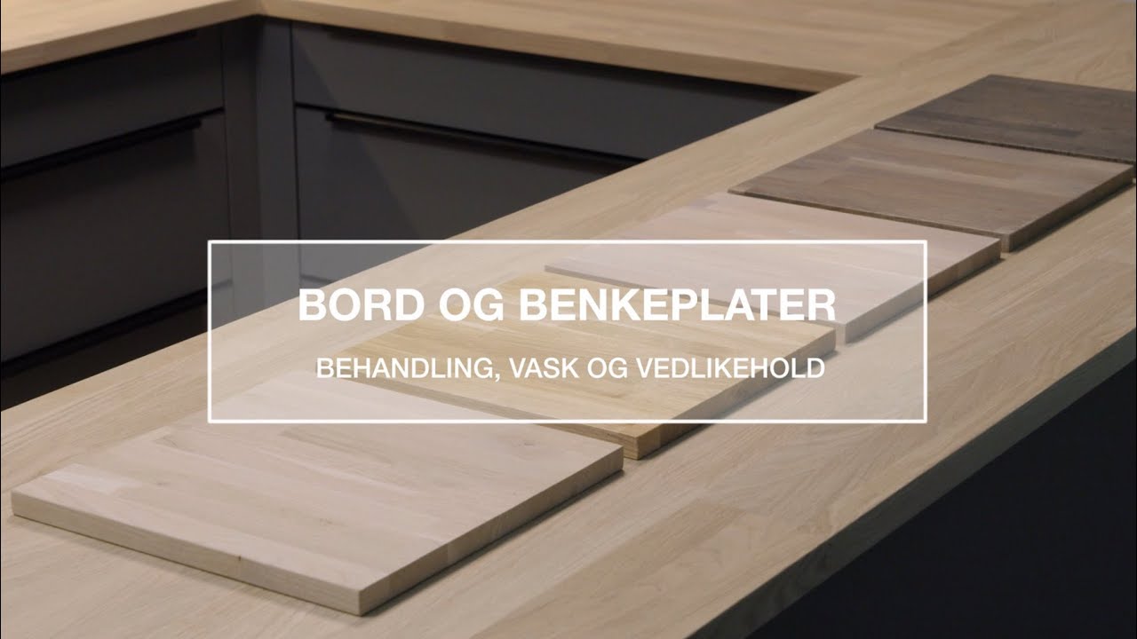 Behandling av bord og benkeplater med Osmo produkter