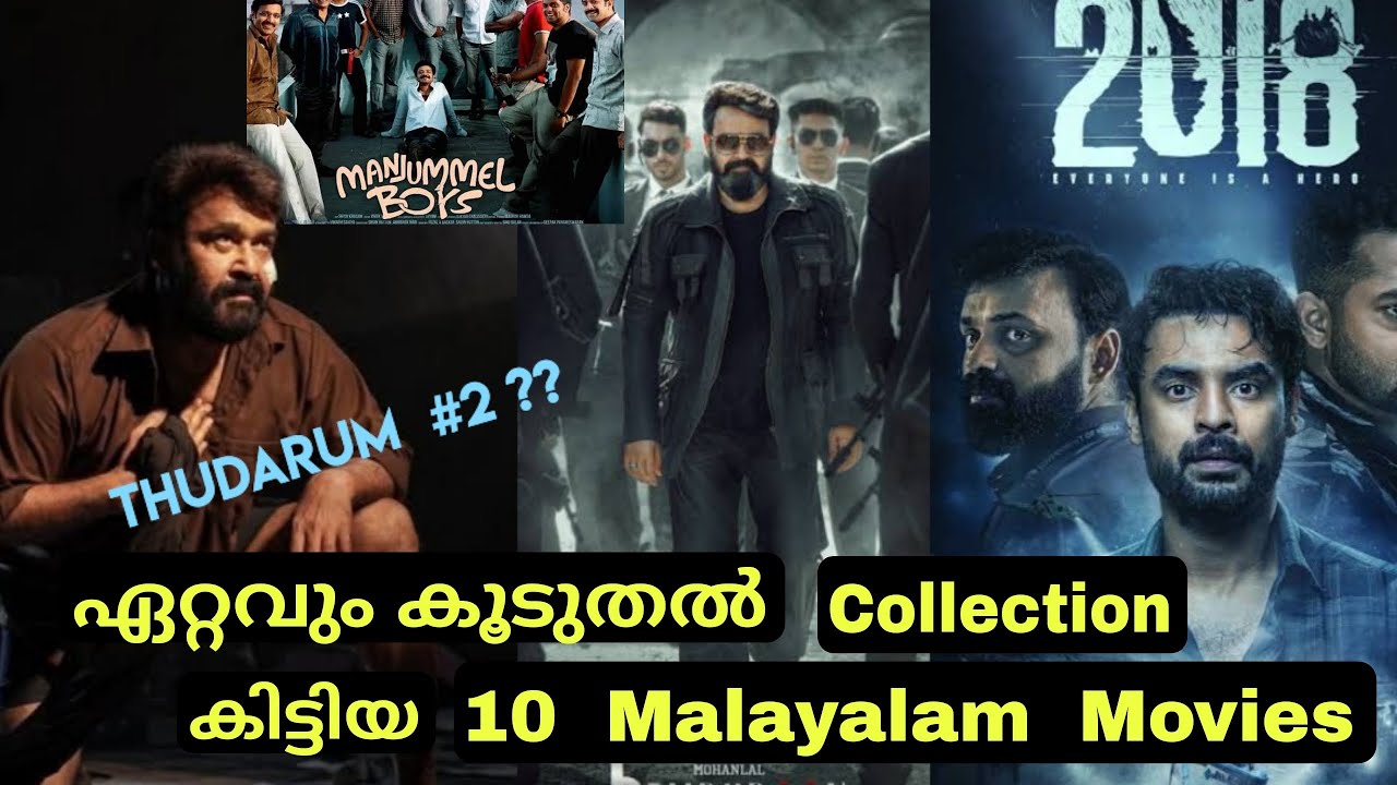 Top 10 Highest Grossing Malayalam Movies | #Empuraan | #Thudarum | Kerala Box-Office | Collection