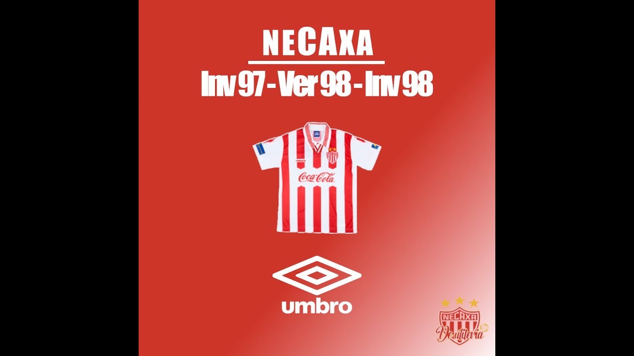🔴⚪ La camiseta de local 97-98 del Necaxa y la dolorosa final del Verano 1998 vs Toluca ⚡️